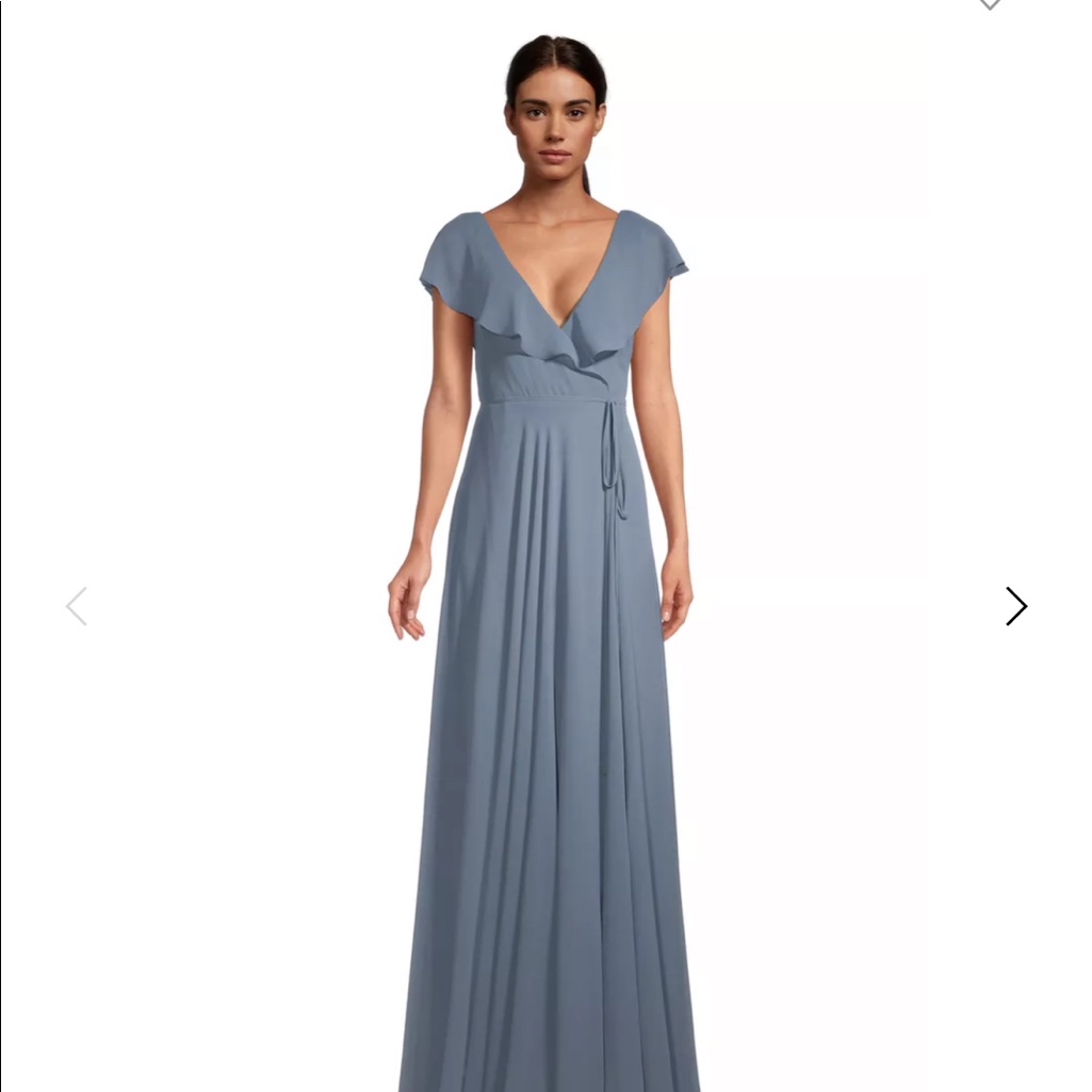 Nwt Bill Levkoff Bridesmaid Dress In Color Slate. No Alterations Done